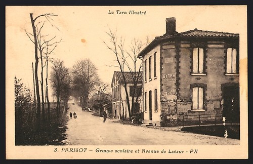 Old postcard parisot school - old, parisot,